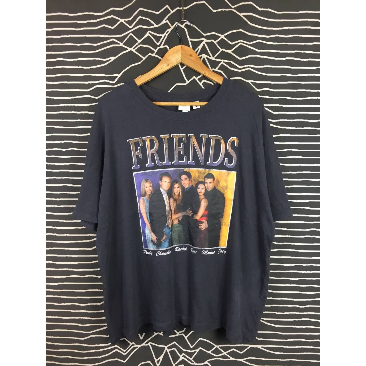 M H M Friends Iconic Sitcom Tv Series Oversized Tee Hoodie, Sweatshirt | FlexRushtees.com