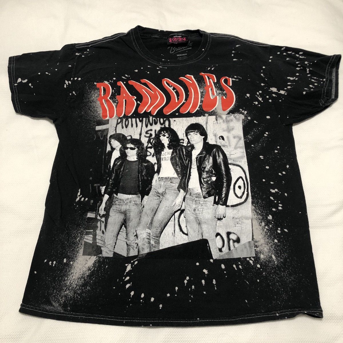 Bravado Bleached Ramones Graphic T Shirt Hoodie, Sweatshirt | FlexRushtees.com