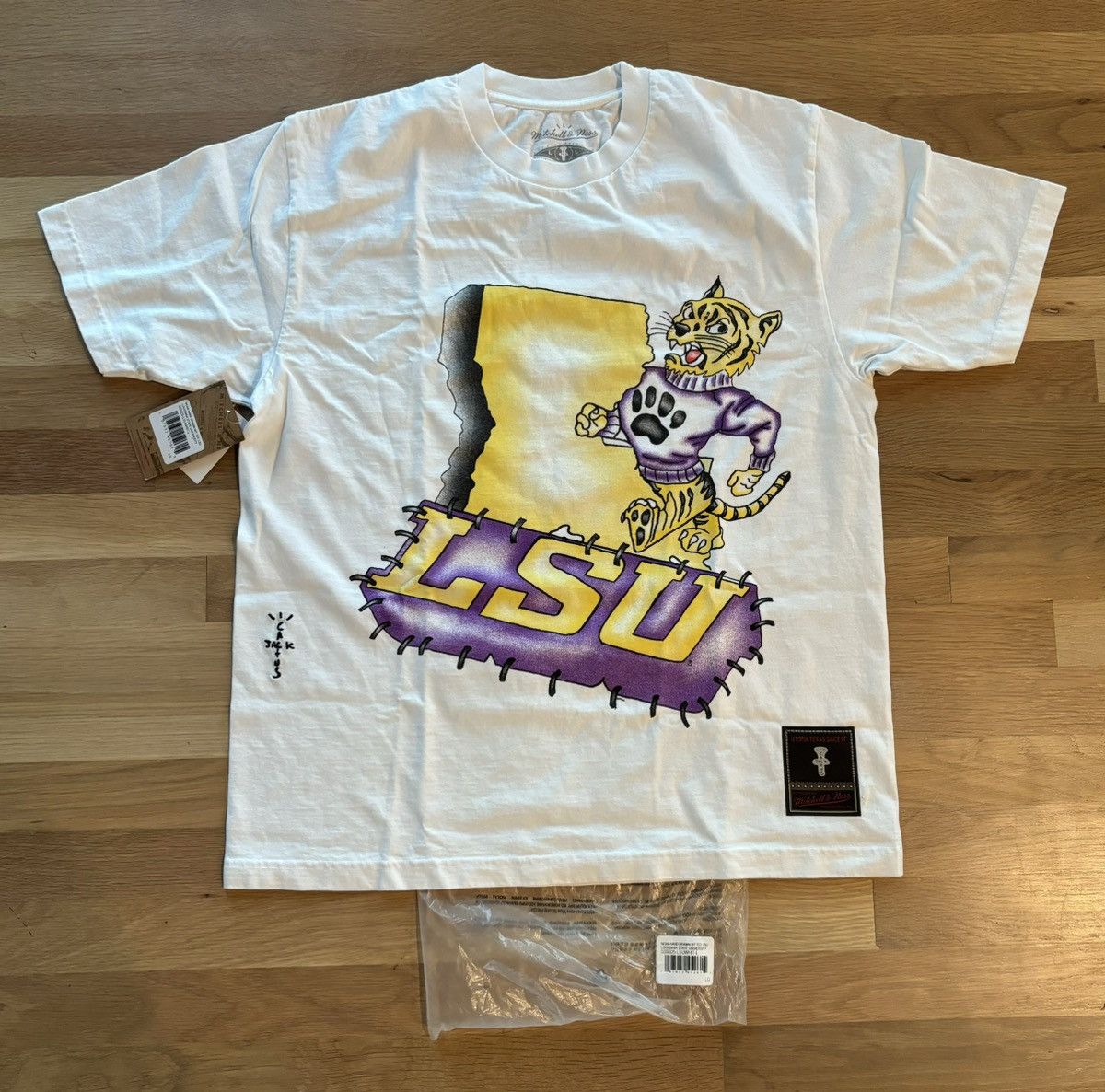Scott Travis Scott Michell Ness Lsu Handdrawn Tee