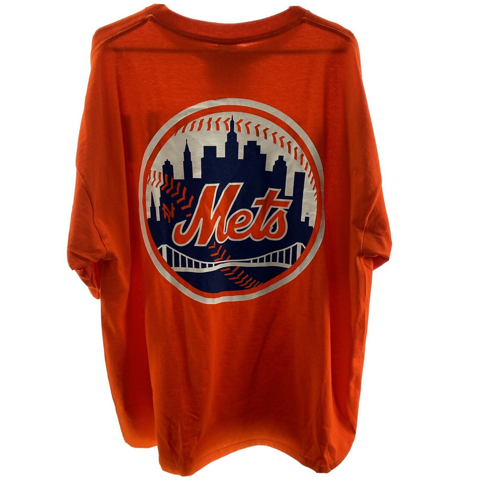 Vintage New York Mets Starter T Shirt Xl Double Sided Orange