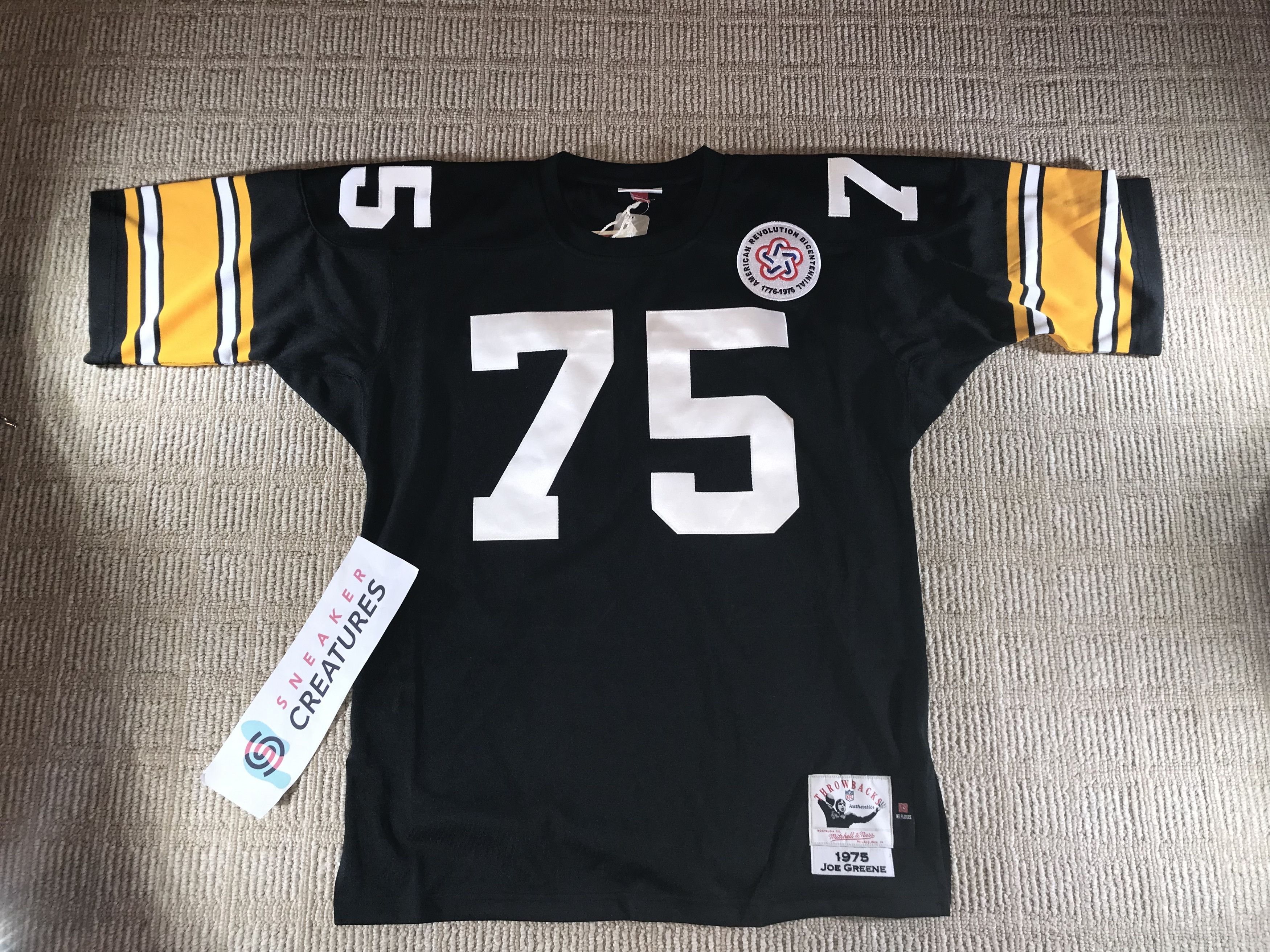 Mitchell Ness Joe Greene 1975 Throwback Steelers Jersey Mitchell And Ness Brand New Size 44 L T-Shirts, Hoodie, Sweatshirt
