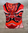 Barcelona Y2k Custo Barcelona Opera Mask Tee Scoop Neck M