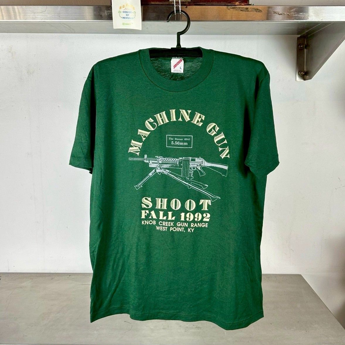 Vintage 1992 The Stoner 63a1 Machine Gun Promo Large T Shirt Hoodie, Sweatshirt | FlexRushtees.com