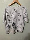 Vintage Animal Footprints Museum T Shirt Hoodie, Sweatshirt | FlexRushtees.com