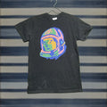 Vintage Billionaire Boys Club Shirt Mens Small Astronaut Space Black Short Sleeve