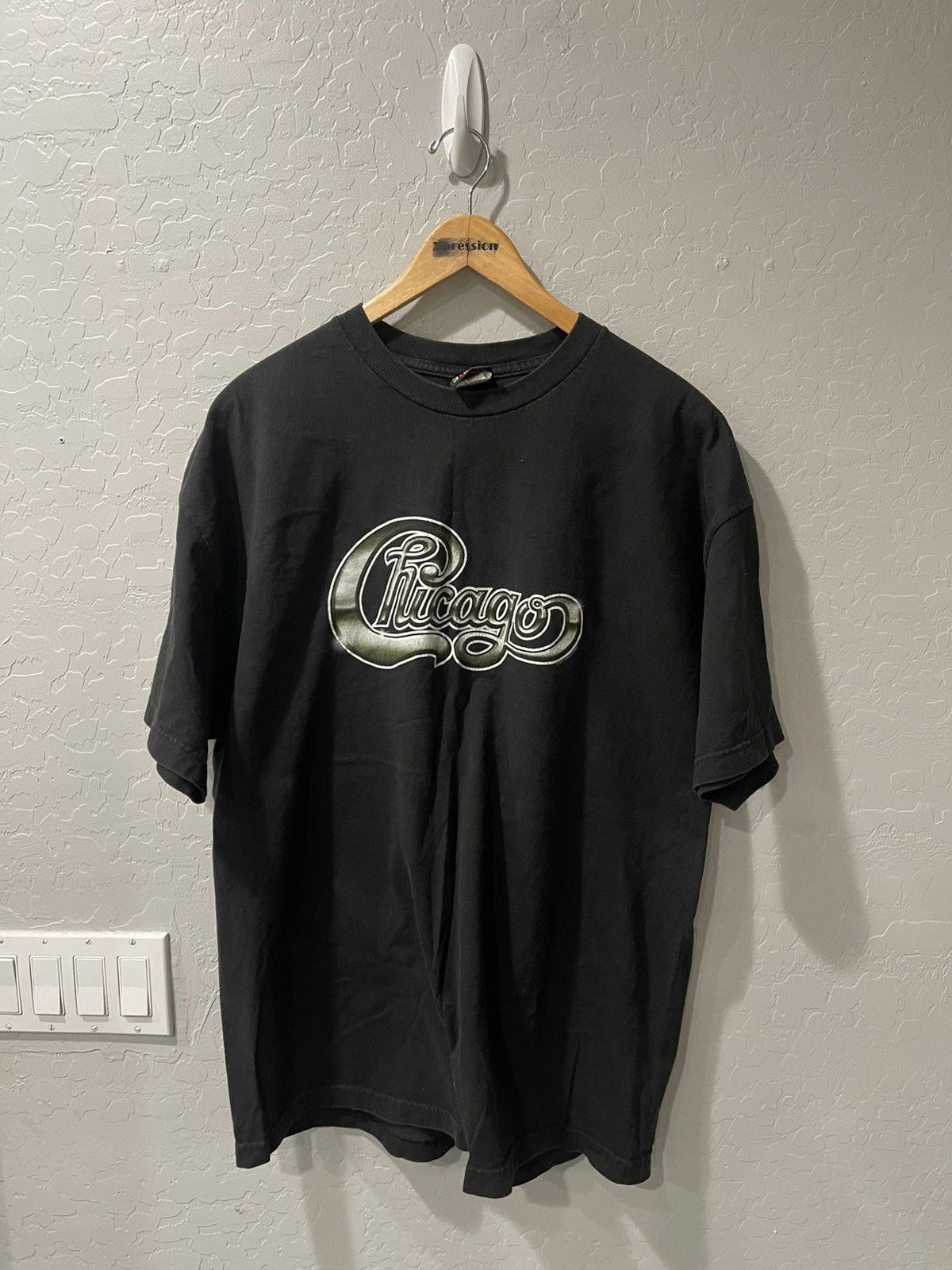Vintage Giant Tag 2001 Chicago Rock Band Tour Shirt Size Xl