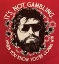 90s Vintage Anvil Gambling Tee Sz Xl