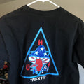 Vintage Huf Worldwide Mushroom Fuck It Graphic Logo Tee