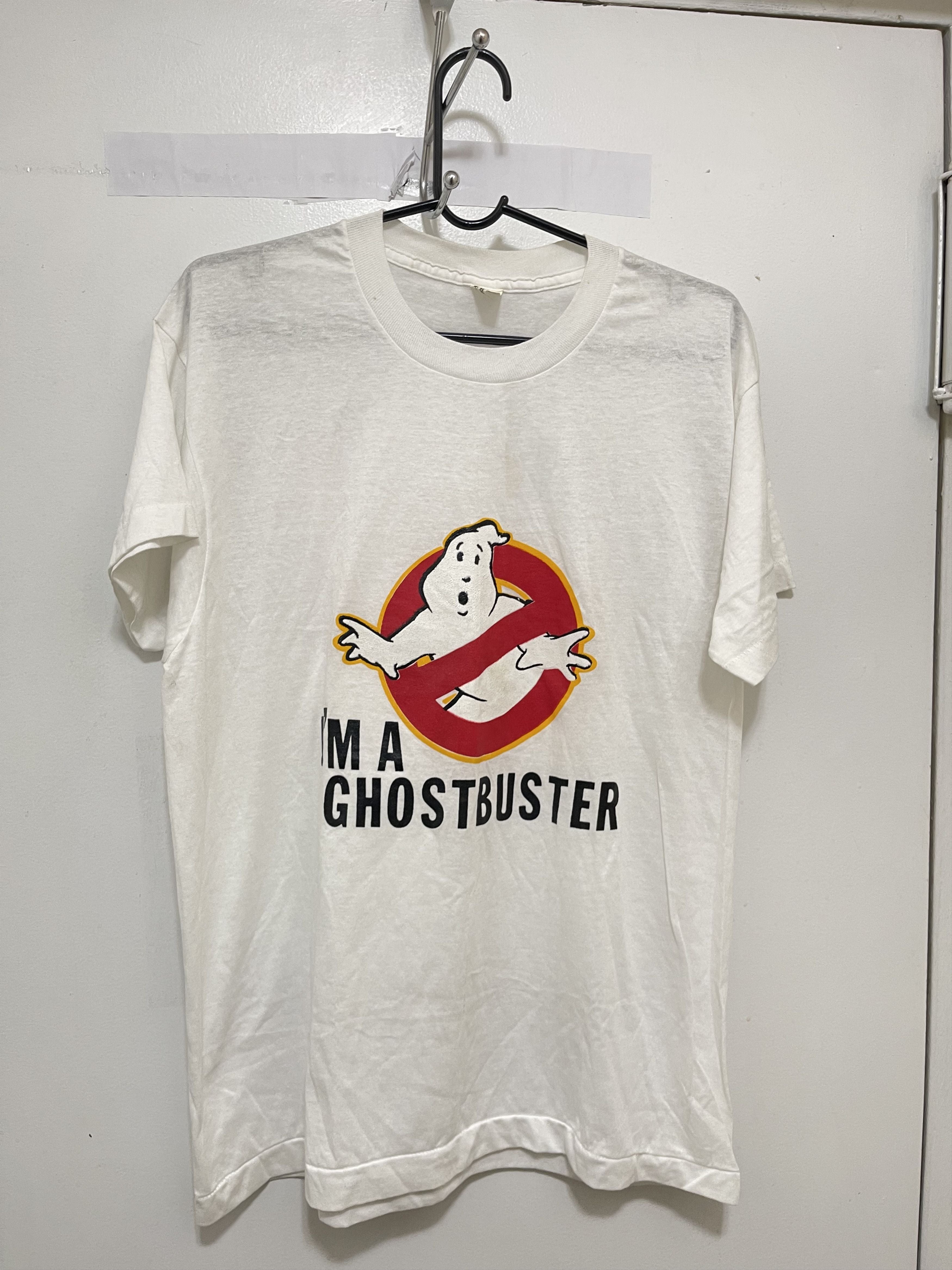 Vintage 1980s Ghostbusters 50 Cotton Poly Tee Halloween Hoodie, Sweatshirt | FlexRushtees.com