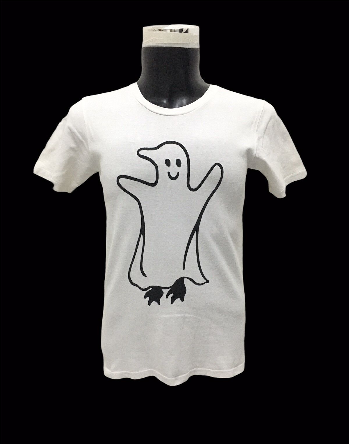 Japanese Brand Funny Ghost Print Tee Ghostbusters Parody