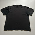 Vintage Sun Faded Black Blank T Shirt Large Boxy Y2k Basic Hoodie, Sweatshirt | FlexRushtees.com