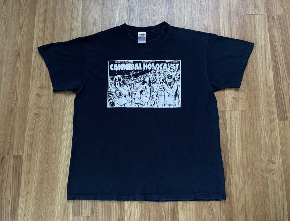Vintage Y2k Cannibal Holocaust Movie Promo T Shirt Scream