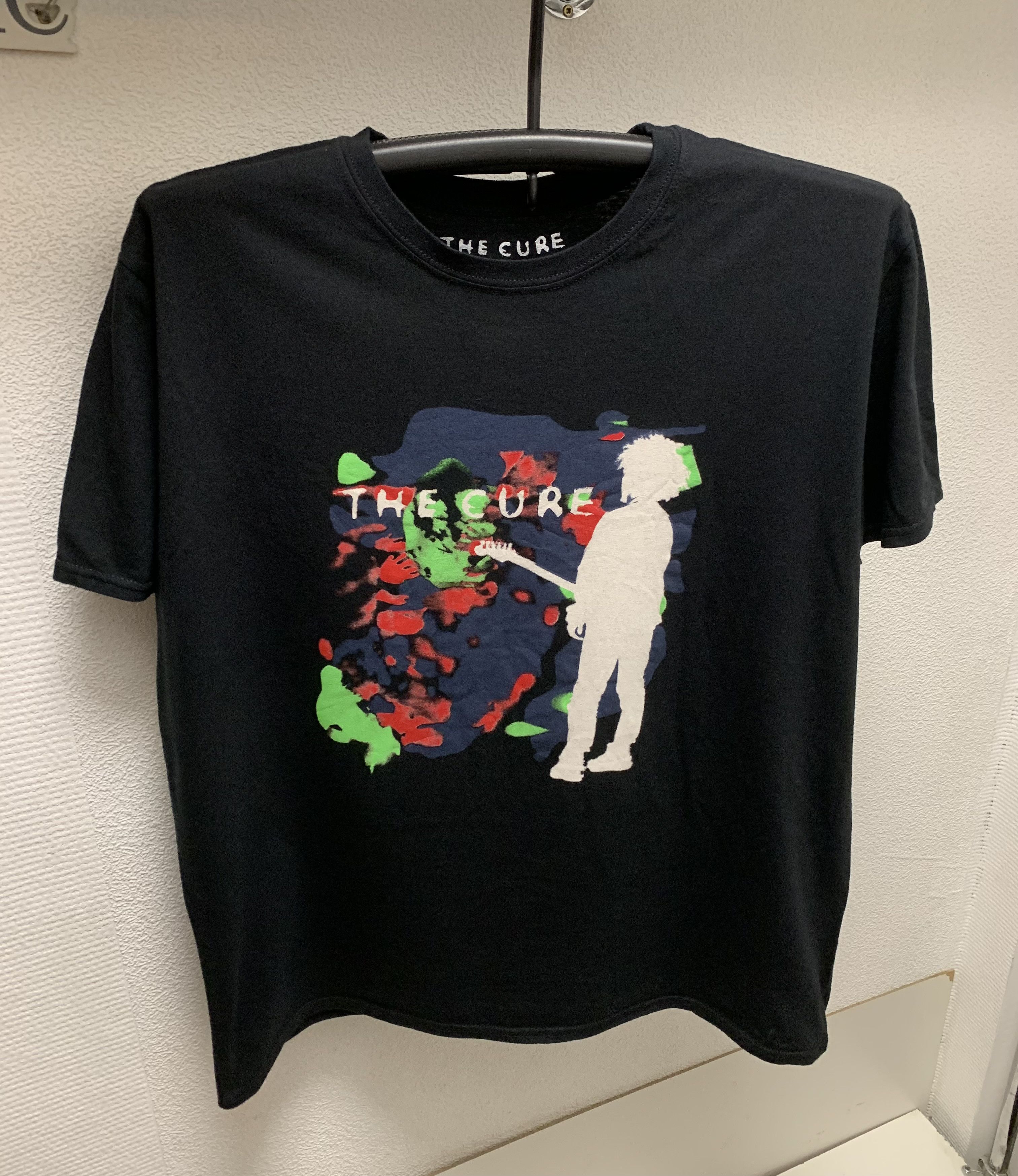 Band Tees The Cure Vintage Big Logo Black T Shirt Xl Sz Hoodie, Sweatshirt | FlexRushtees.com