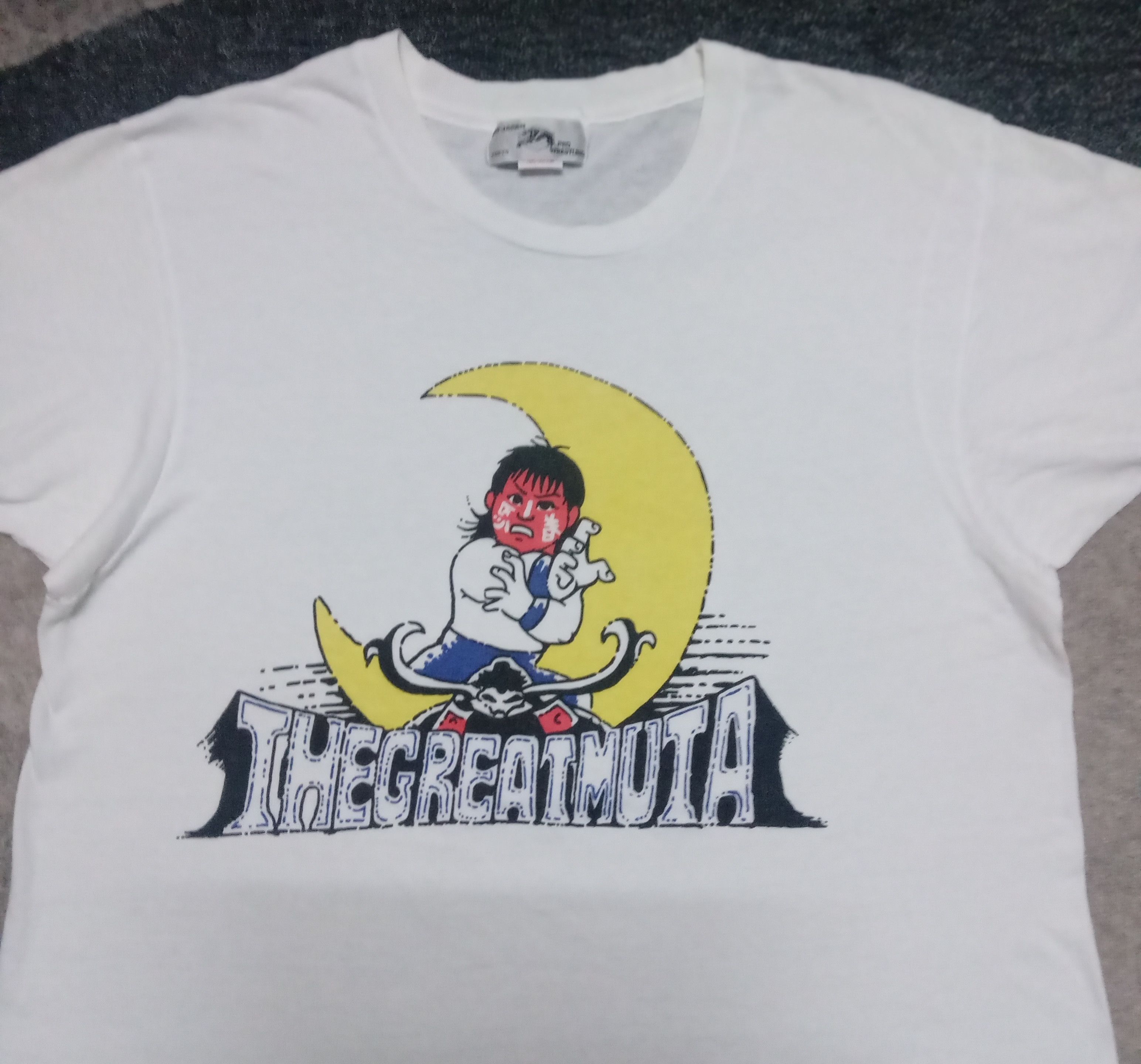 Vintage 90s Rare The Great Muta Tee Hanes Wwf Nwa Hoodie, Sweatshirt | FlexRushtees.com