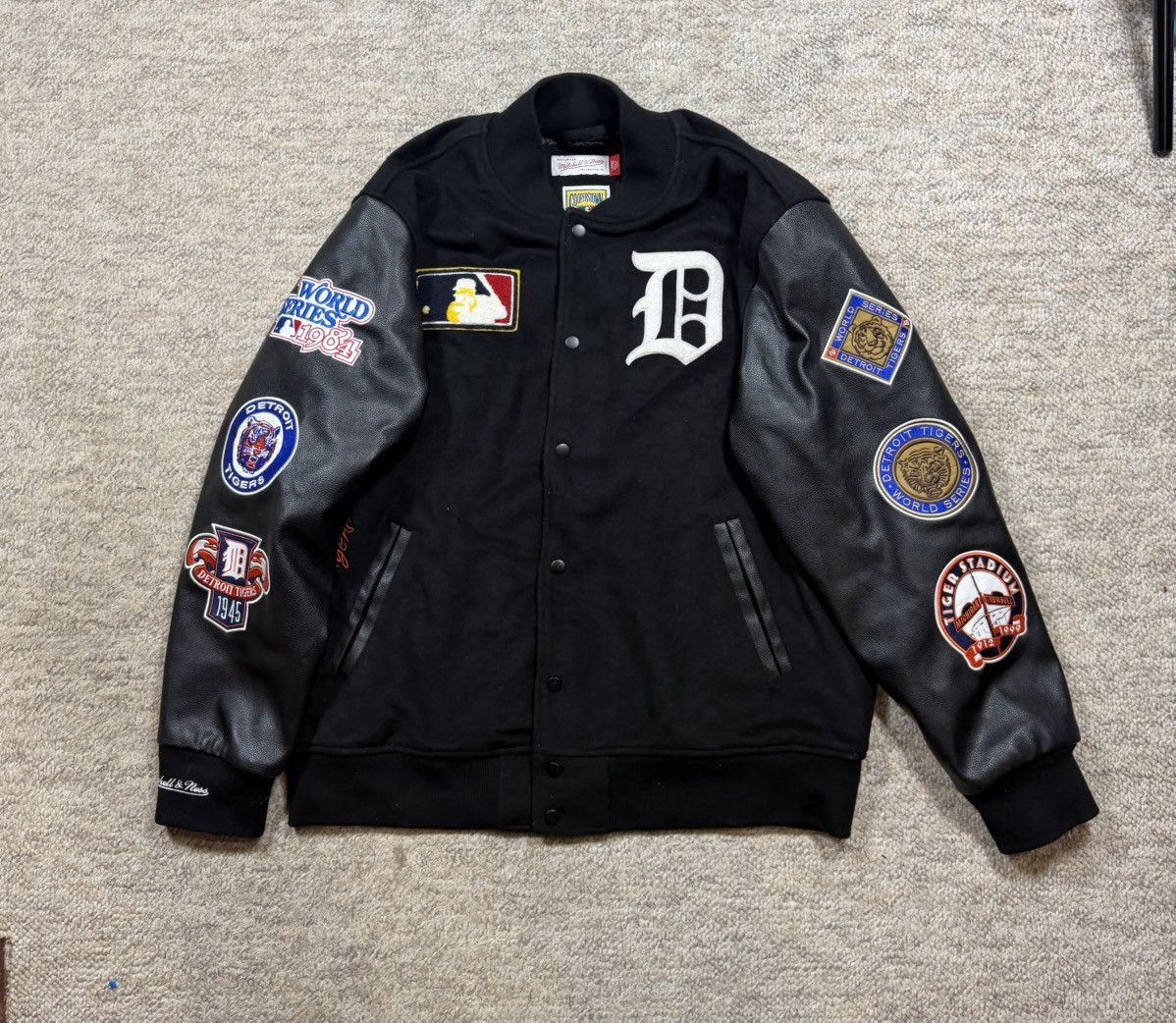 Ness Mitchell Ness Detroit Tigers Blackout Collection Vintage