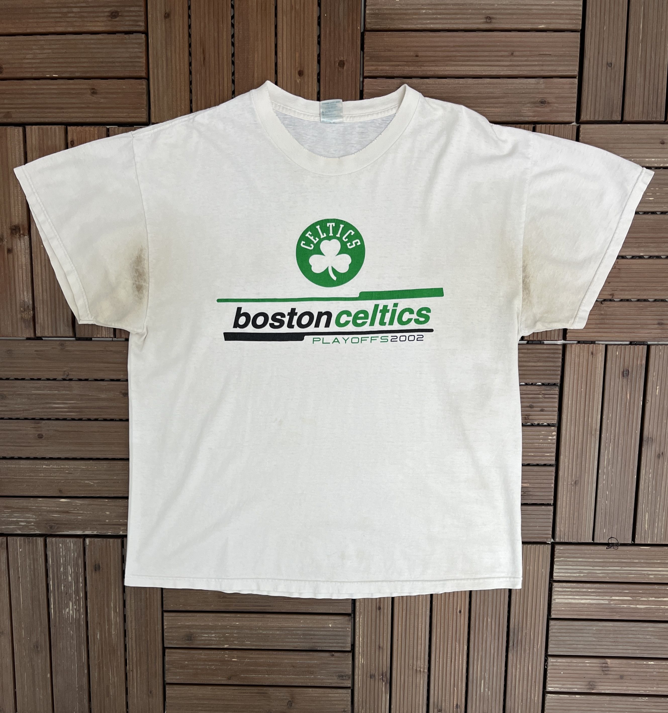 Vintage Boston Celtics Playoffs 2002 Vintage Y2k T Shirt Tee Hoodie, Sweatshirt | FlexRushtees.com