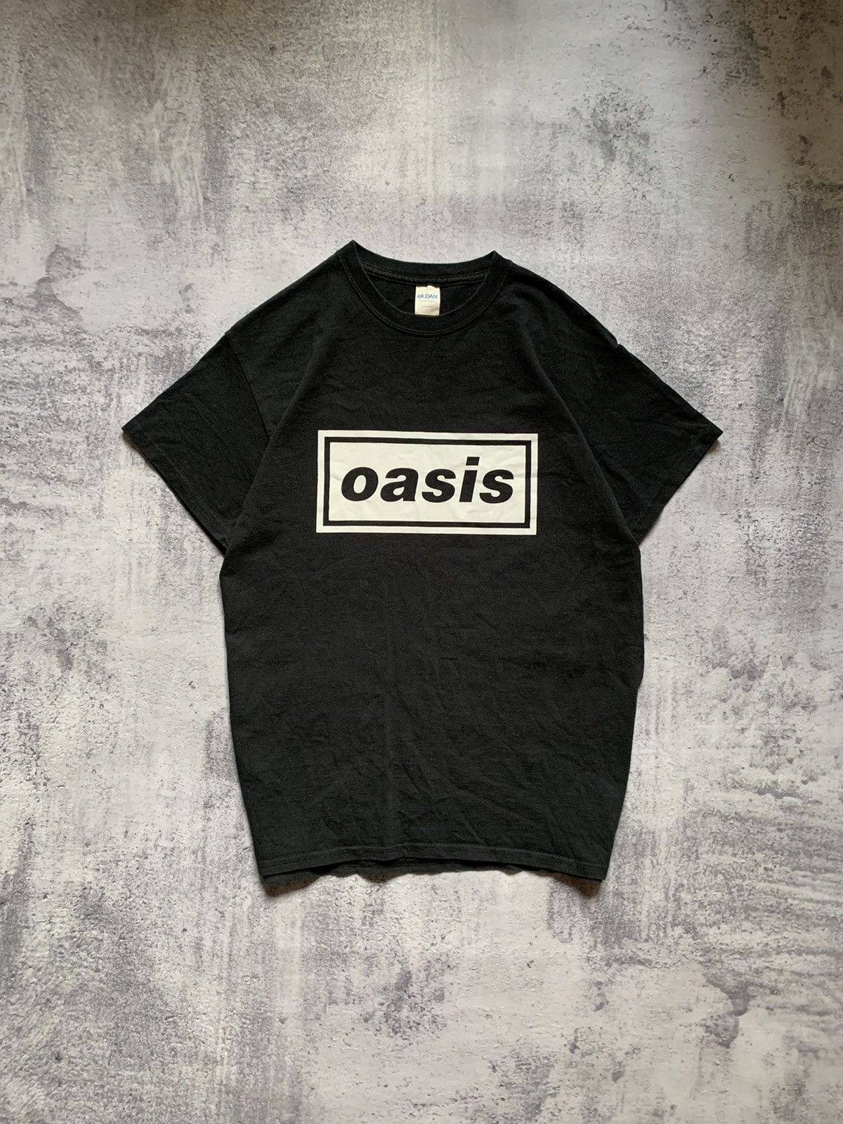 Vintage Oasis T Shirt Box Logo Britpop Band Tee Hoodie, Sweatshirt | FlexRushtees.com