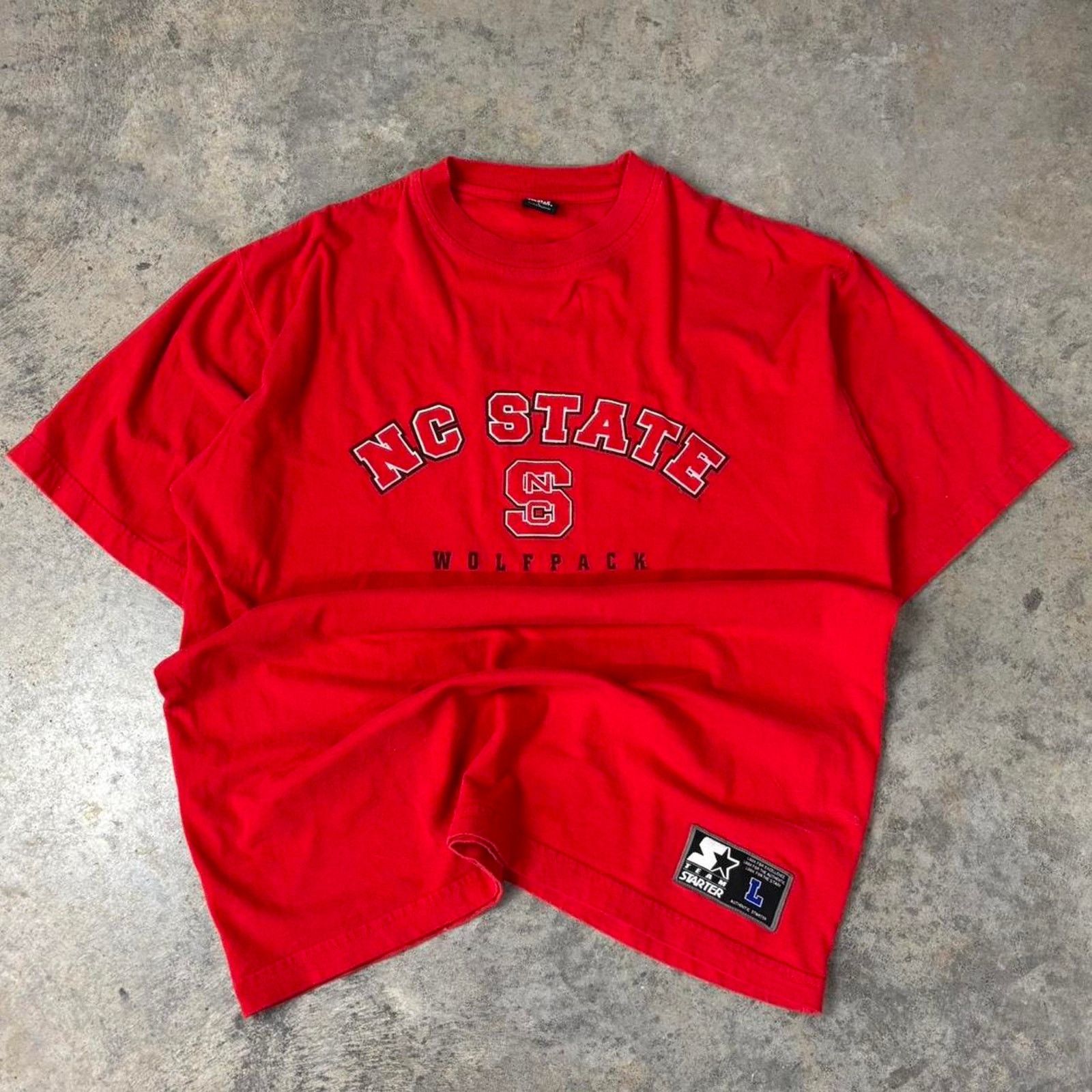 Vintage 90s Starter Nc State T Shirt