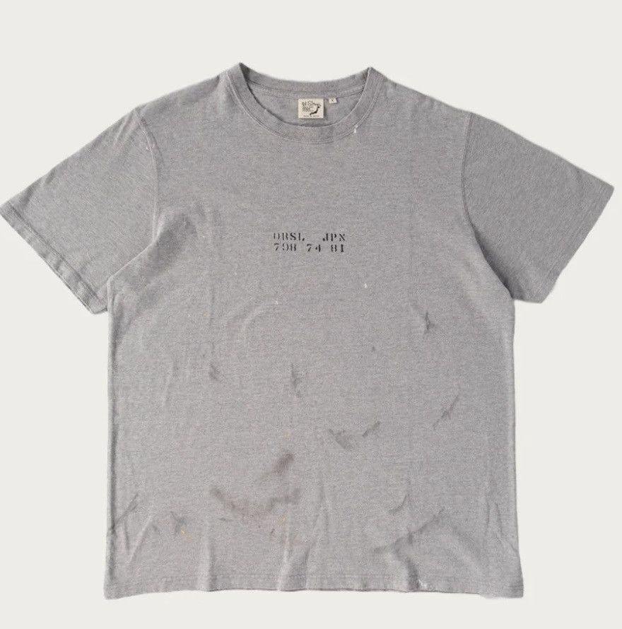 Orslow Japan Print Tee Heather Gray Size Xl Hoodie, Sweatshirt | FlexRushtees.com