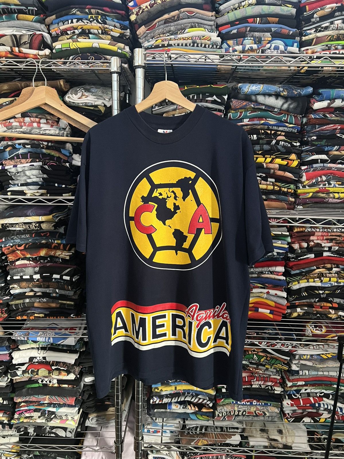 Mexicana 90s America Liga Mx Soccer Tee Mexico Hoodie, Sweatshirt | FlexRushtees.com
