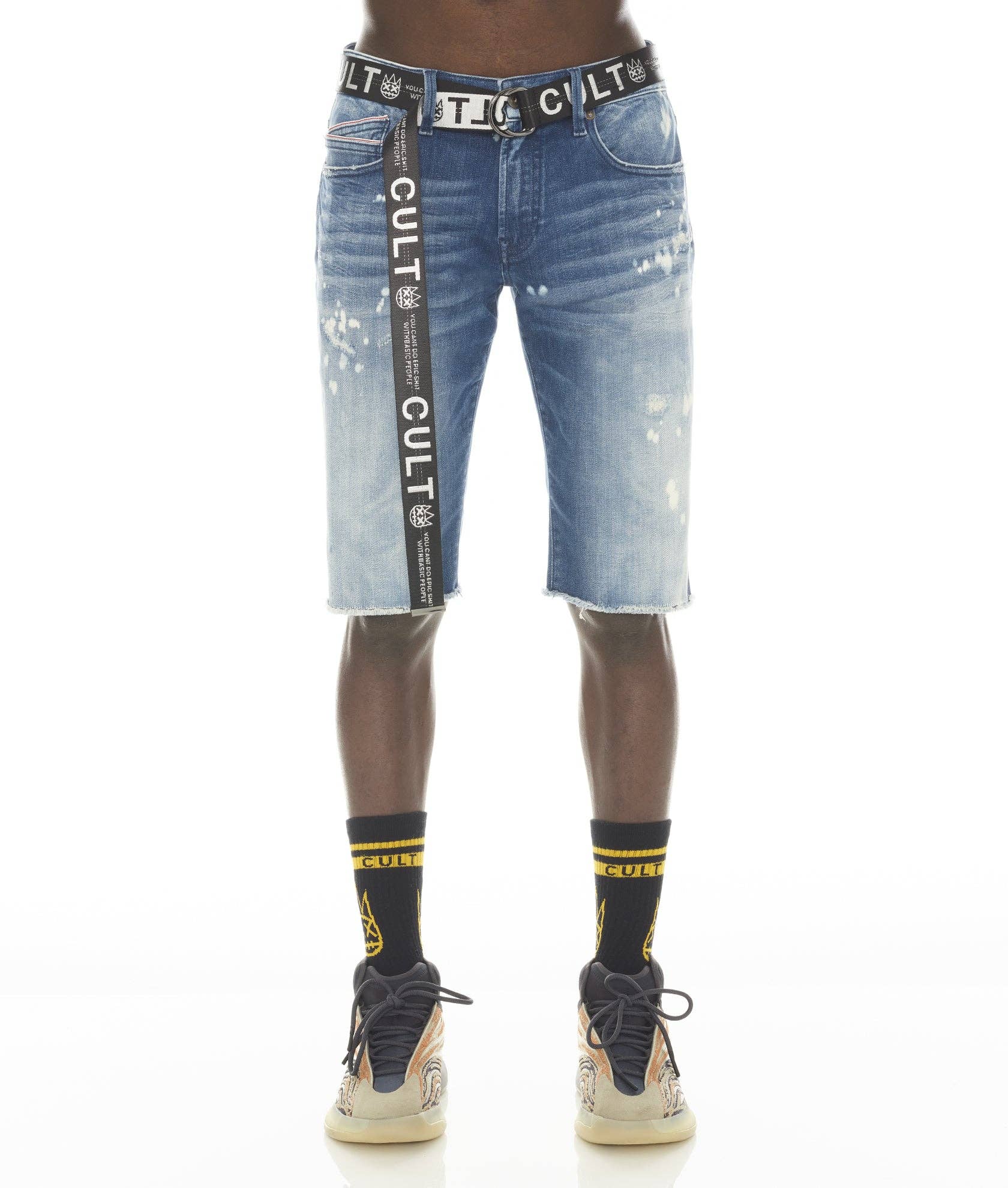 Rocker Short Stretch w/ Belt in Dune