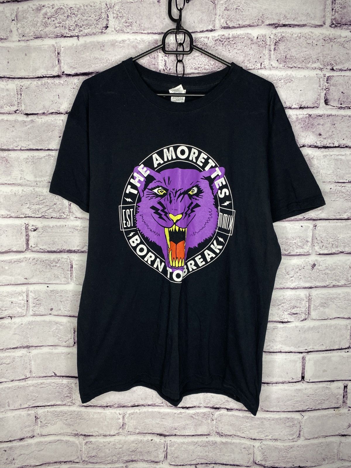 Band Tees Men S T Shirt The Amorettes Born To Break Uk Tour Tee Hoodie, Sweatshirt | FlexRushtees.com