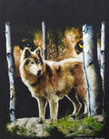 Vintage Animal Tee Wolf Picture Shirt Hoodie, Sweatshirt | FlexRushtees.com