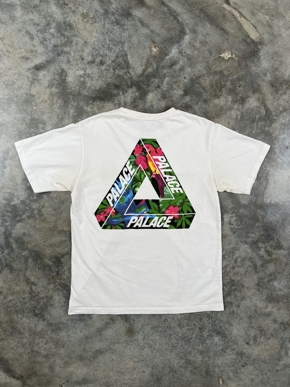 Palace White Tropical Tri Ferg Og Logo Tee Sz Large