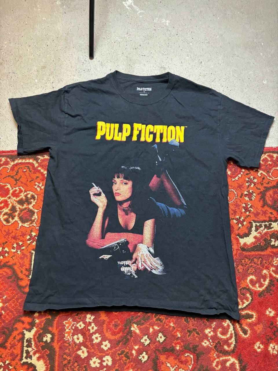 Vintage Pulp Fiction 90s Movie Film Girls Print Uma Thurman Vintage