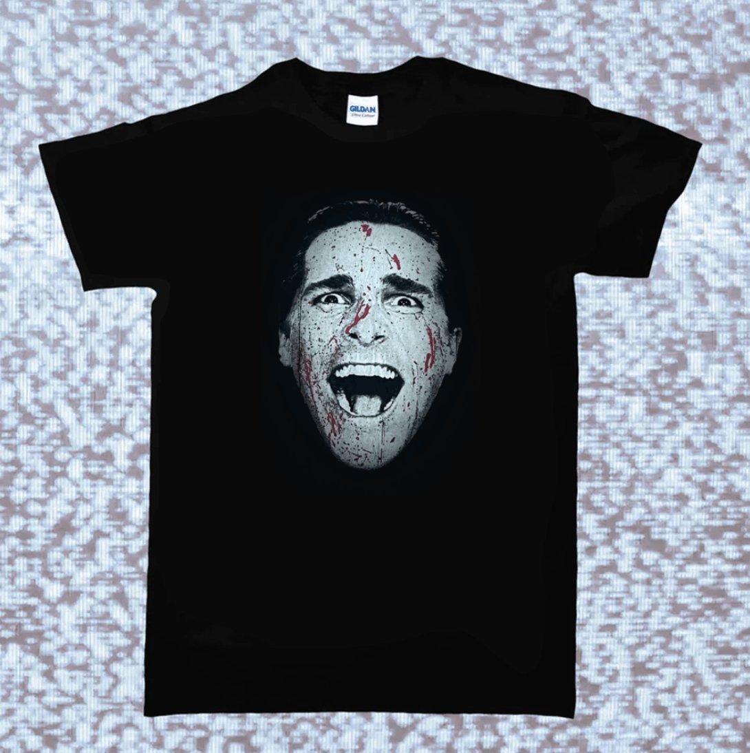 Other Vintage Scream Face Blood Horror Psycho Cristian Bale