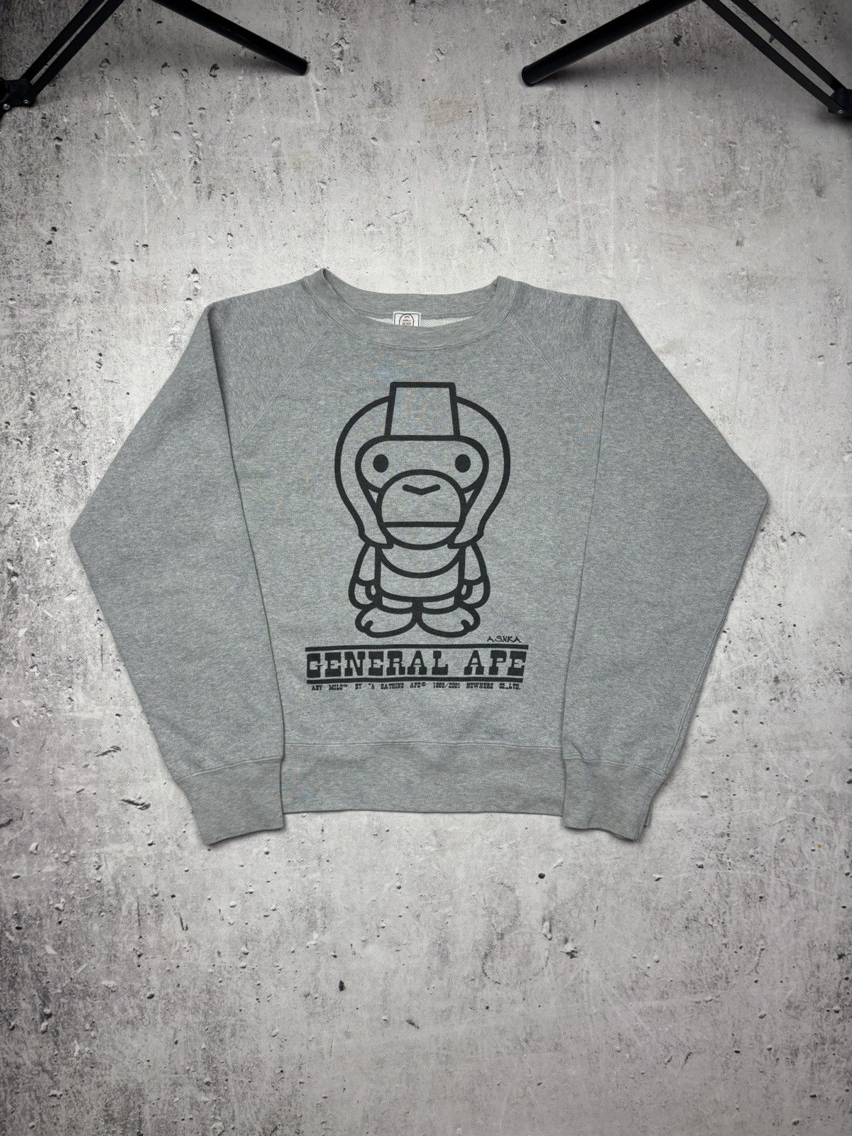 Bape Crazy Vintage Y2k 00s Bape Crewneck Archive Japan T-Shirts, Hoodie, Sweatshirt | FlexRushtees.com
