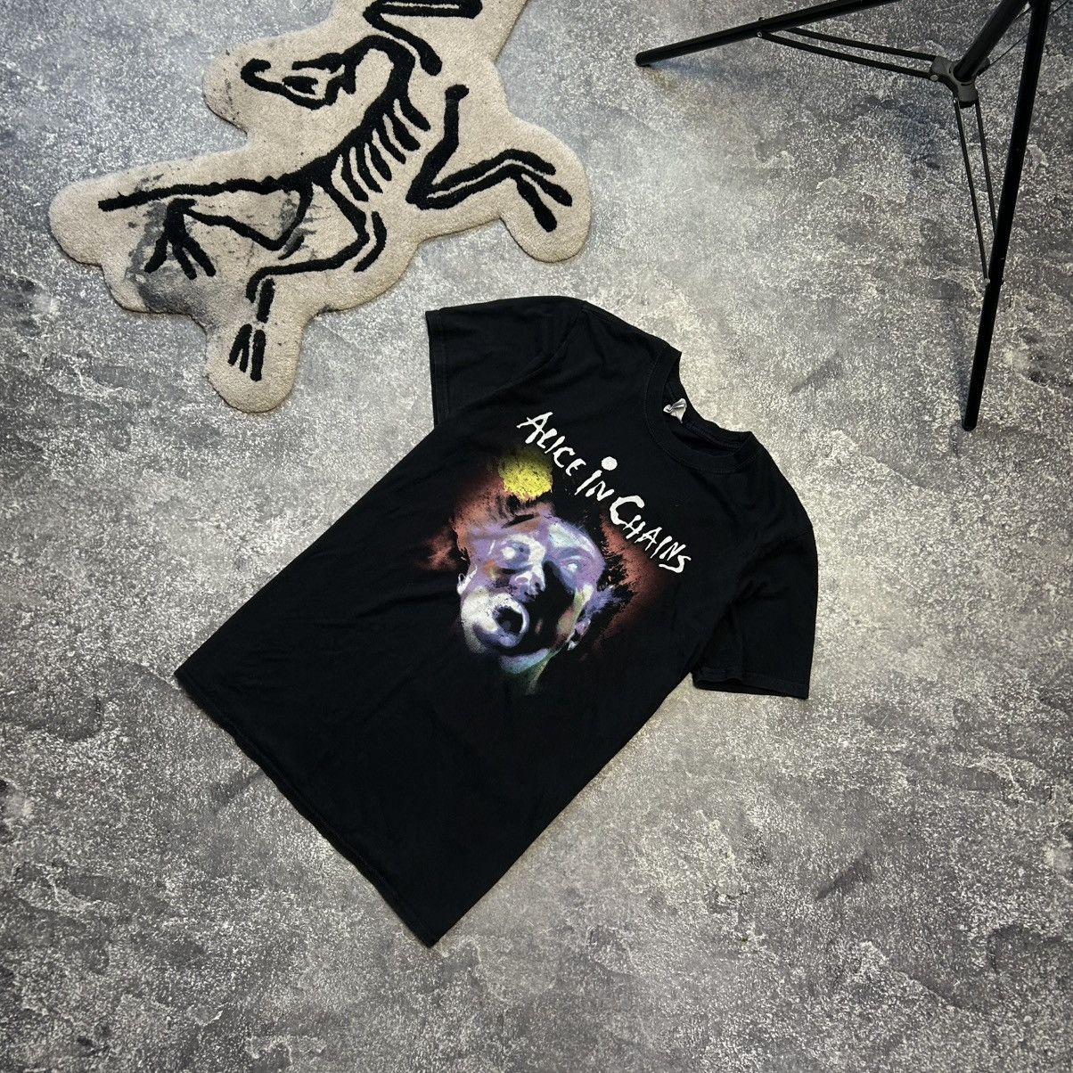 Band Tees Vintage Alice In Chains Big Graphic Logo Rock Band Tee Hoodie, Sweatshirt | FlexRushtees.com
