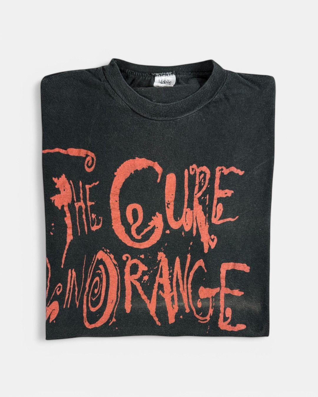 Vintage The Cure Late 80 S In Orange Promo T Shirt Hoodie, Sweatshirt | FlexRushtees.com