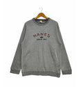 Rare Vintage Hanes Embroidery Big Logo Pullover