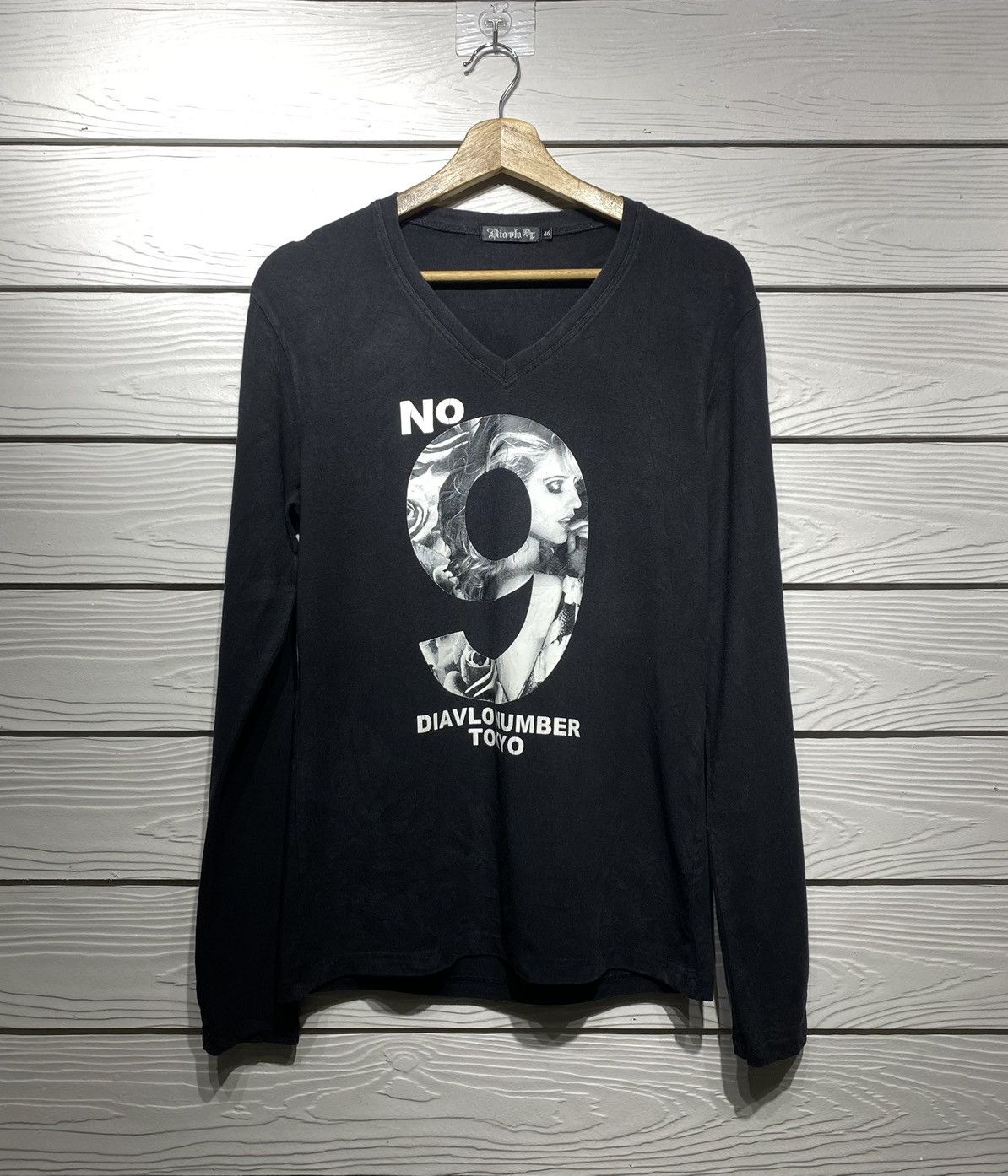 Japanese Brand Japan Diavlo Dt Sexy Girl Number Nine Tokyo Longsleeve Tee