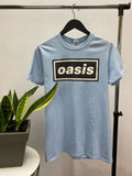 Vintage Oasis Shirt Box Logo Vintage Band Tees Radiohead Hoodie, Sweatshirt | FlexRushtees.com