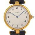 Cartier Cartier Must Vermeil Quartz Crocodile Skin Quartz Cal 90 Duty Free For Usa
