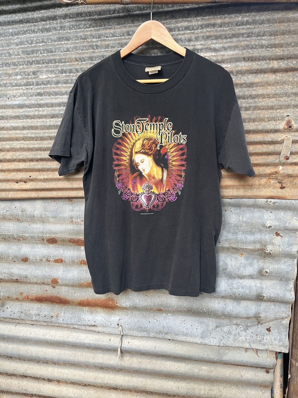 stp Sacred Heart Vintage Tee — 2000s Grunge Iconic Graphic Hoodie, Sweatshirt | FlexRushtees.com