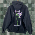 Vintage Shawn Mendes Hoodie Adult L Black Graphic Pullover Sweatshirt Winter Floral Music Mens