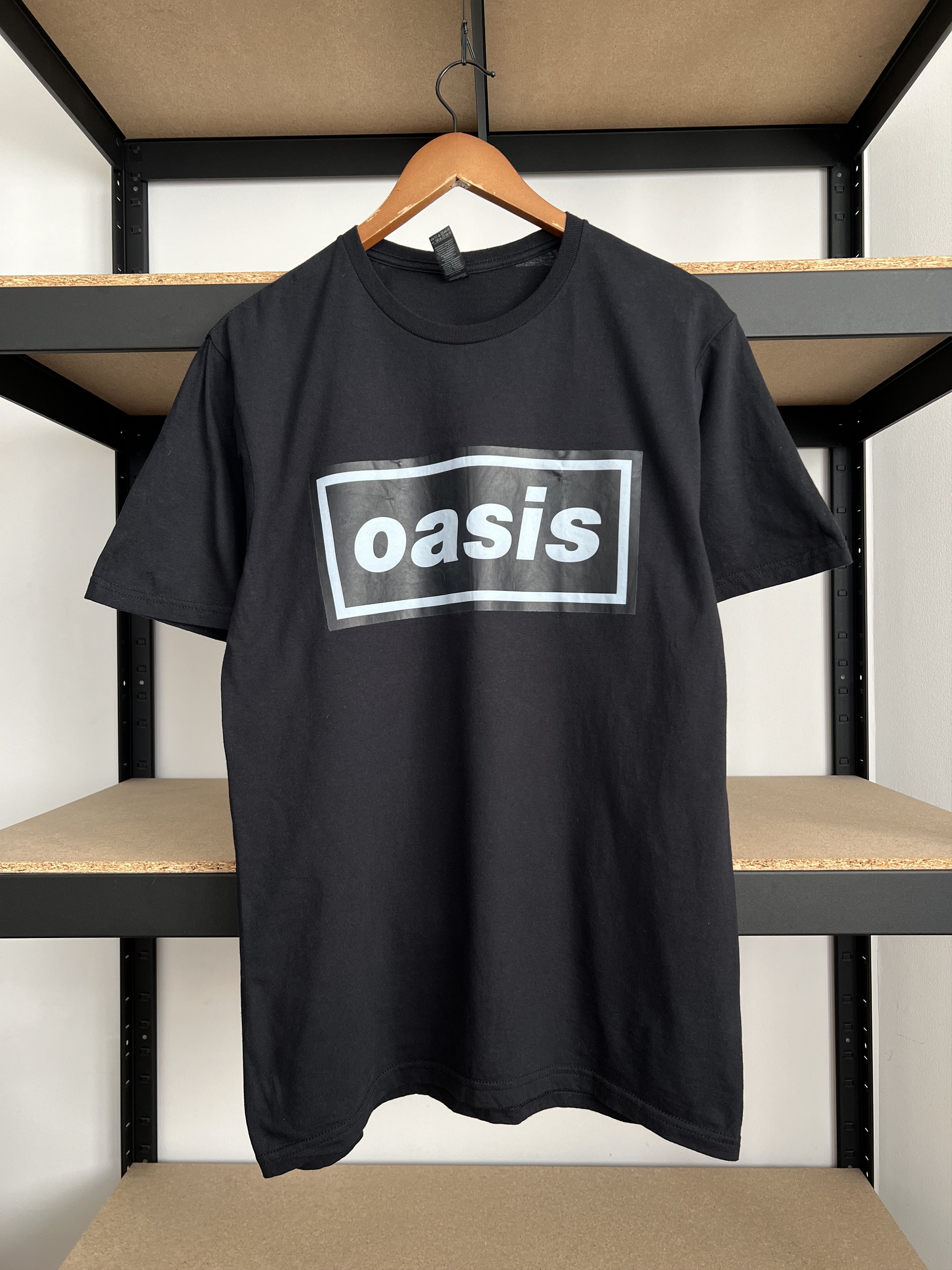 Band Tees Vintage 2020s Oasis Britpop Black T Shirt Hoodie, Sweatshirt | FlexRushtees.com