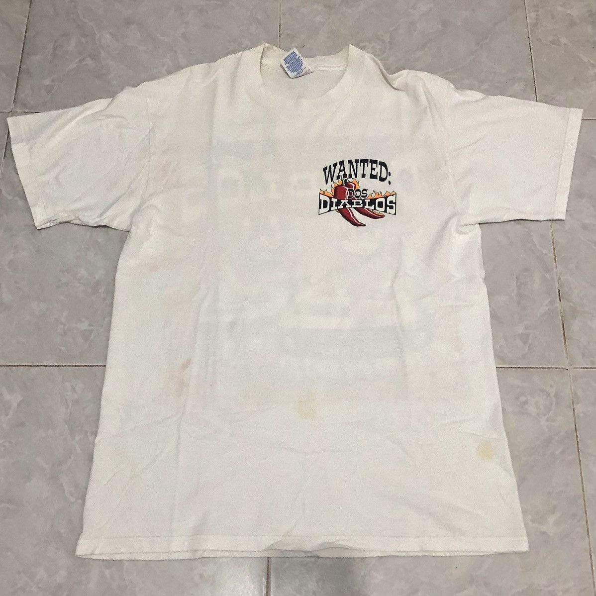 Vintage John Force Tony Pedregon Dos Diablos Racing T Shirt