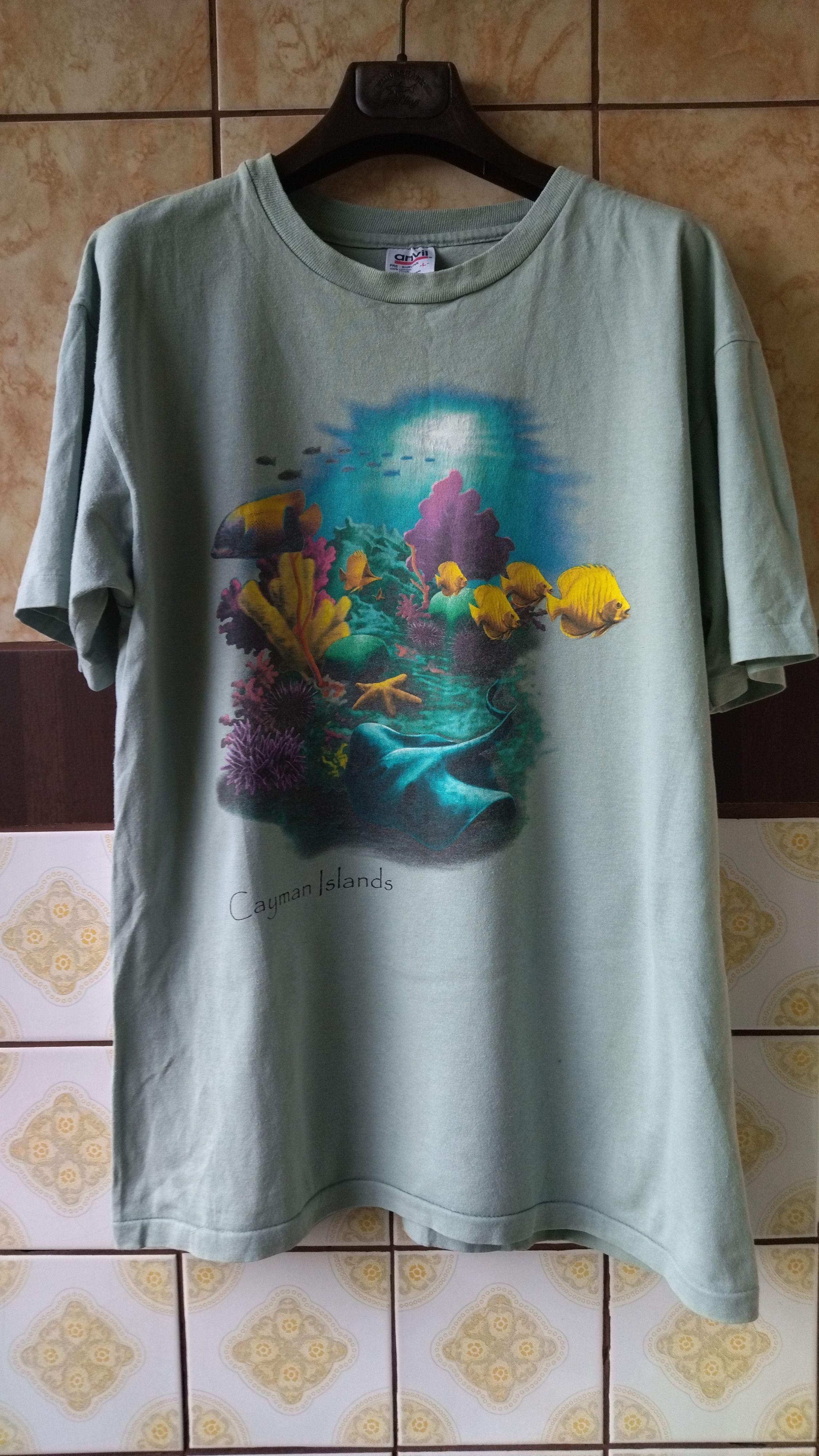 Vintage Cayman Islands T Shirt Anvil