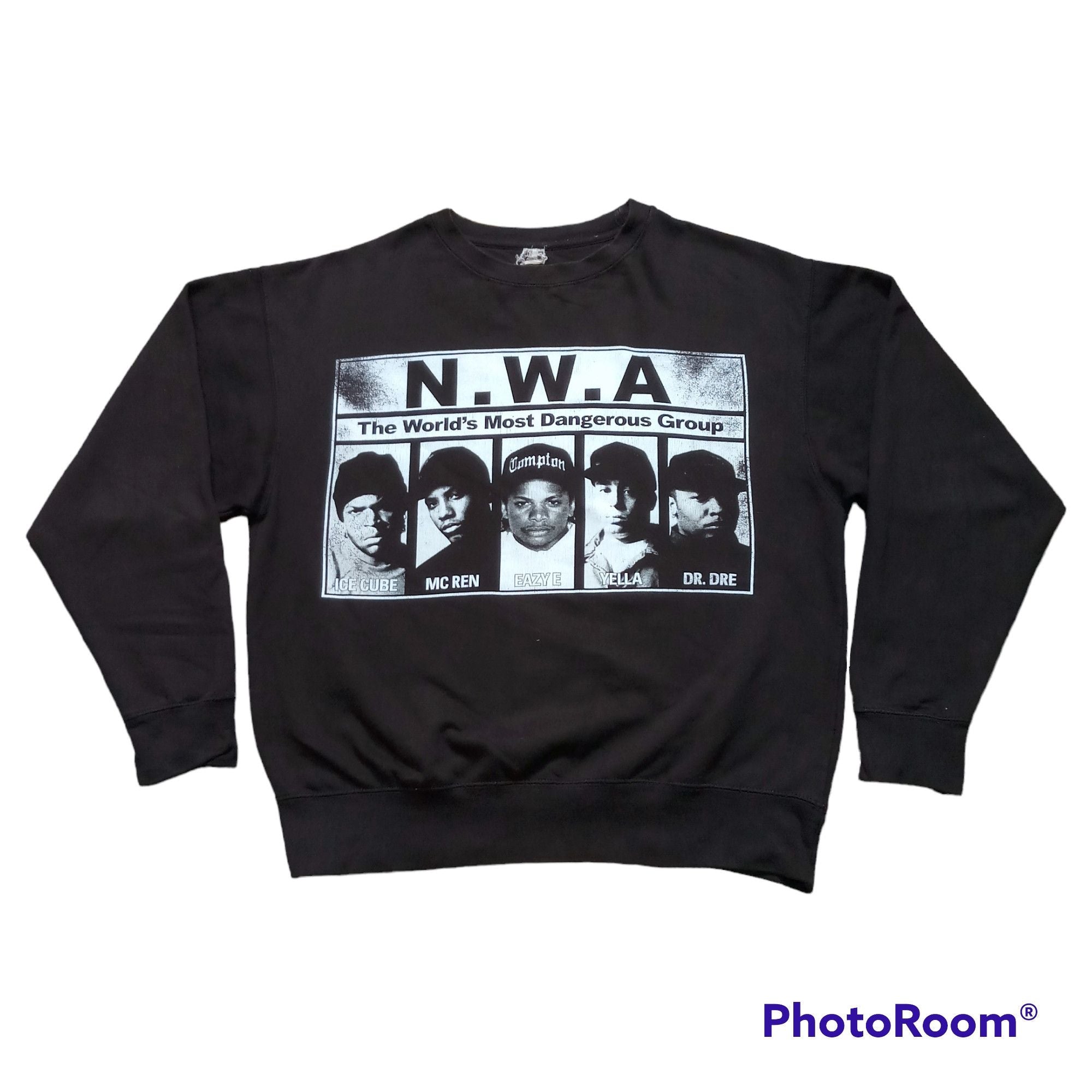 Rap Tees N W A The World S Most Dangerous Group Sweatshirt Hoodie | FlexRushtees.com