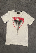 Plein Philipp Plein Shining Rhinestones Angel Logo T Shirt