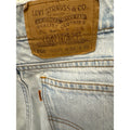 Levi S Vtg 95 Levi S 550 Orange Tab 36x36 Thrash Bleach Light Wash
