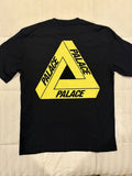 Palace Skateboards Tri To Help T Shirt Black Yellow Hoodie, Sweatshirt | FlexRushtees.com