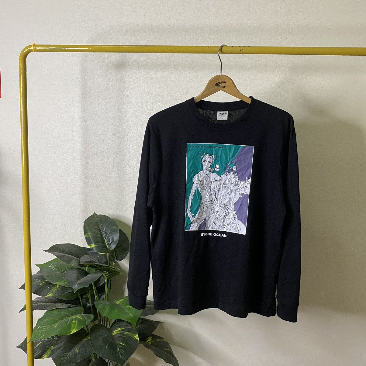 Anime Vintage Y2k Jojo S Bizarre Adventure Stone Ocean Ls Tee