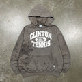 Vintage Black Faded Russell College Hoodie Grunge Skater 90s