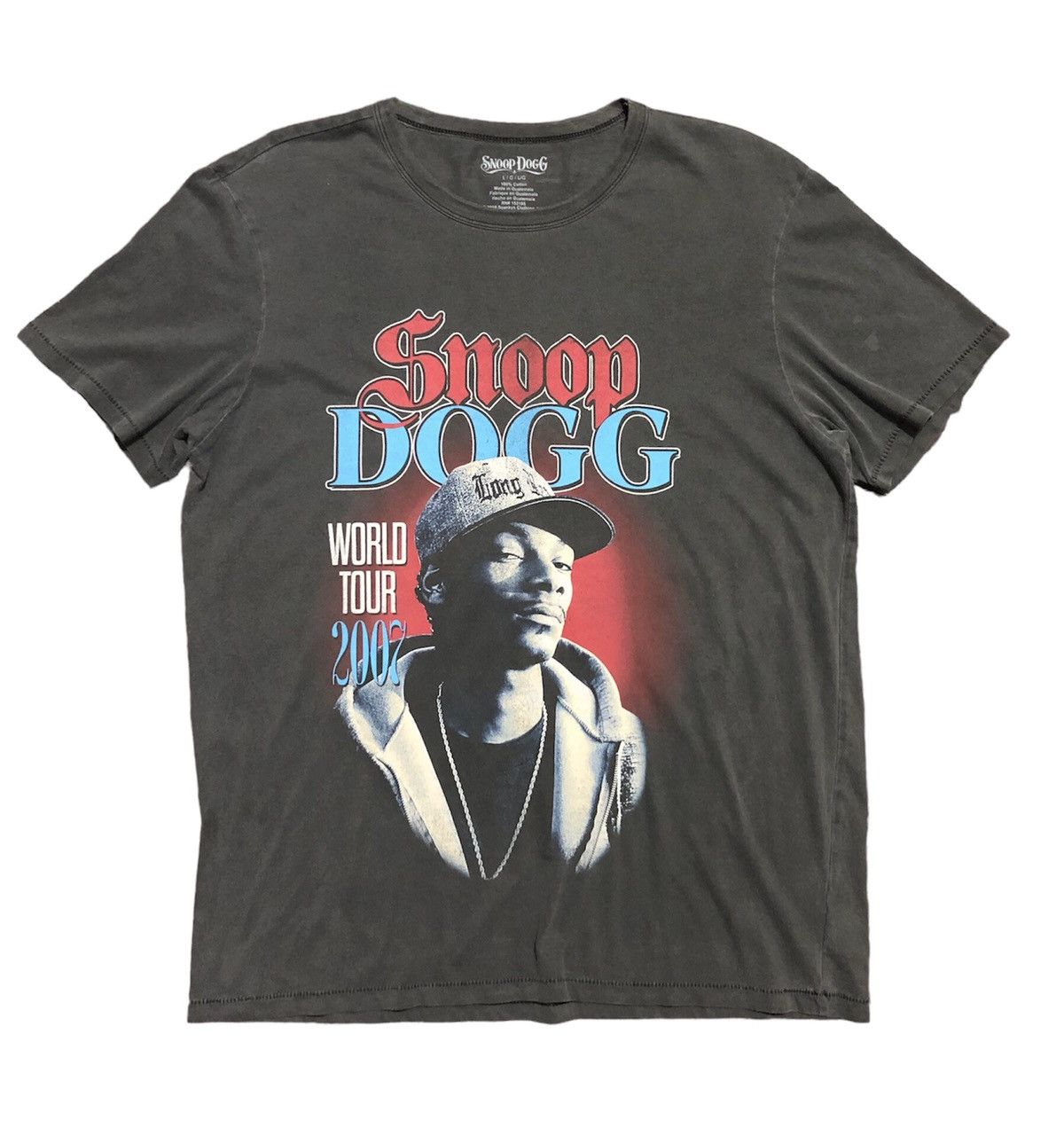Snoop Dogg X Vintage Rare Faded Black Snoop Dog 2007 World Tour Tshirt Hoodie, Sweatshirt | FlexRushtees.com
