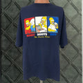 Delta Vintage Homer Simpson T Shirt Mens L Blue Y2k The American Dream T Shirt Cartoon Graphic Print Hoodie, Sweatshirt